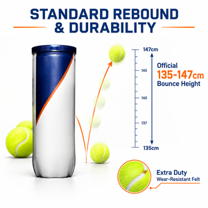ITF Certified Padel <strong>Tennis</strong> <strong>Ball</strong> 45% Wool High Resilience Durable Customizable for Professional Training Competition 24 - Product Image 1