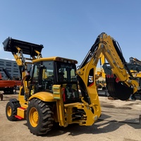 Chargeuse-pelleteuse Caterpillar 420F d'occasion, 4x4, 7 tonnes, godet de 0,96 m³, chargeuse-excavatrice hydraulique CAT 420F C4.4 ACERT d'origine à vendre
