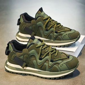 Chaussures de course légères et respirantes pour hommes, nouvelle tendance, semelle antidérapante souple, design imperméable, style marche. - Product Image 1