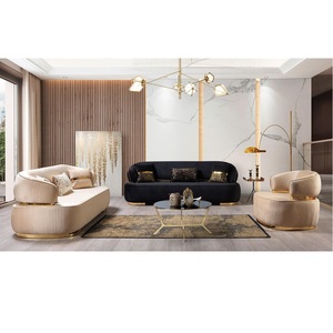 Divano <span class=keywords><strong>da</strong></span> <span class=keywords><strong>sogno</strong></span> dal Design europeo moderno Set 3 + 3 + 1 + 1 + 1 mobili <span class=keywords><strong>da</strong></span> soggiorno in legno allungabile per casa Villa appartamento - Product Image 1