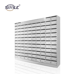 SMILE Christmas Parcel Box Mailboxes Freestanding Mailboxes Galvanized Steel Pole Parcel Delivery Outdoor