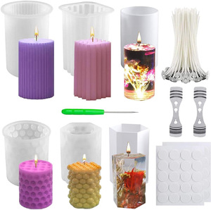 Bán Buôn Cột Nến Silicone Khuôn Nến Khuôn DIY Handmade Hương Liệu Nến Đồ Trang Trí Xà Phòng Thủ Công Mỹ Nghệ <span class=keywords><strong>L</strong></span>àm Công Cụ - Product Image 6