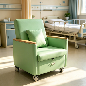 Canapé-lit pliable pour chambre d'hôpital, chaise VIP pour soins médicaux et soins aux personnes âgées, canapé multifonctionnel durable - Product Image 5