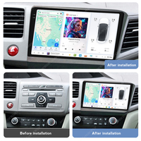 Duauto du7 A7870 YL888 Radio mobil, pemutar Audio Multimedia mobil GPS Dual GPS DTS untuk Honda Civic 9 FB FK Ineau 2011-2015