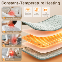 Sabuk Pemanas Elektrik dengan Timer Pintar, Bantalan Kompres Panas untuk Punggung, Pinggang, Perut, Bahu, Alas Penghangat Grosir Logo Kustom