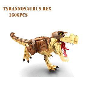Jeu de construction <span class=keywords><strong>Jurassic</strong></span> <span class=keywords><strong>World</strong></span> modèle de dinosaure, blocs d'assemblage, jouets en petites briques compatibles avec le modèle Dragon Thunder - Product Image 4