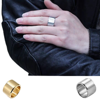 Bague ajustable torsadée classique en acier inoxydable plaqué or 18 carats Gaovo Niche Premium pour femme et homme, cadeau bijoux