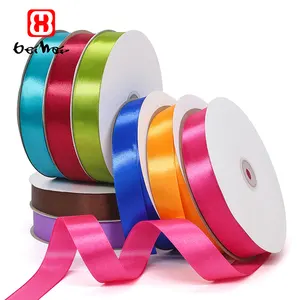 Bei Hai Factory Directly Selling 25 mm Polyester Satin Ribbon 43 Colors Stocked Option Good Quality Ribbon Suppliers