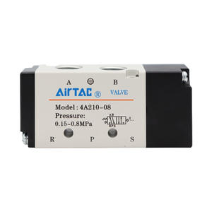 วาล์วควบคุมลม AirTac 4A210-08/4A220-08/4A230-08/4A110-06/3A210 สำหรับสื่อแก๊ส  OEM ปรับแต่งได้ - Product Image 1