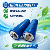 Sel Baterai Lifepo4 Silinder Baru Grade A IFR40135 C40 3.2V 20Ah dengan Terminal Pin DFD untuk EV dan Penyimpanan Energi Surya
