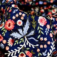 Kettenstich-Stickerei Stoff für Brautkleider Formelle Kleider Hochzeitsstoff Kundenspezifischer Hersteller OEM ODM Textillieferant Indien
