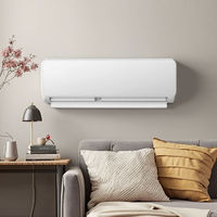 Aire Acondicionado de Pared de Frecuencia Fija, Nuevo y en Oferta, Estilo Simple, 9000 BTU, Enchufe Estadounidense, Alimentación CC/CA, Uso Doméstico