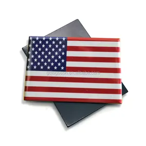 Best Priced America USA Flag Fridge Magnet Patriotism Wholesale Custom National Flag Refrigerator Magnets