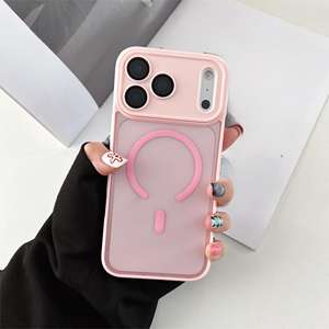 Coque de téléphone anti-chute, couleur unie mate, découpe précise, couverture intégrale, compatible avec iPhone 17 Pro Max - Product Image 3