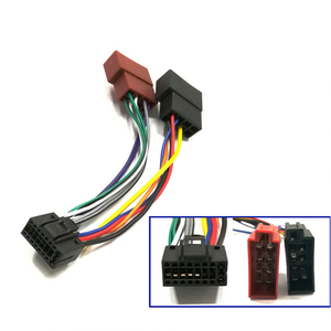 <span class=keywords><strong>Adaptateur</strong></span> de faisceau de câbles ISO PI100 16 broches pour <span class=keywords><strong>autoradio</strong></span> <span class=keywords><strong>kenwood</strong></span> 2003-on Audio 2-Head Speaker Wire Connector Cable - Product Image 2