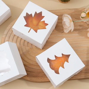 Caja para pasteles Spot Western Point, duradera, para hornear, con ventana, apta para alimentos, <span class=keywords><strong>de</strong></span> cartón blanco, personalizable, <span class=keywords><strong>de</strong></span> varias formas - Product Image 4
