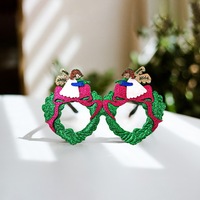 Lunettes à paillettes sur le thème de Noël, lunettes de fête du Nouvel An, lunettes décoratives de Noël pour adultes et enfants