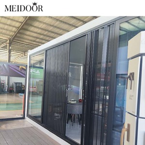 Alüminyum alaşımlı çerçeve Anti cibinlik geri çekilebilir sineklikli kapı pileli Mesh Fly sineklikli kapı - Product Image 6