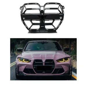 Desain baru suku cadang mobil seri 4 panggangan mobil untuk BMW G82 M4 G80 M3 peningkatan ke panggangan depan mobil gaya GLS