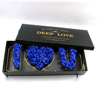 INUNION Boîte d'emballage de fleurs en carton vide romantique de qualité supérieure I Love You pour les cadeaux d'anniversaire de la fête des mères et de la Saint-Valentin