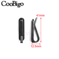 Mini pince en plastique avec dents, pince pour chemise, col de vêtement, cheveux, sous-vêtements, vêtements, accessoires d'emballage DIY, 41*12.5mm