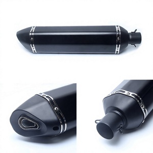 FOR Mivv Motorcycle <b>Exhaust</b> Pipe 51Mm Carbon Fiber Universal Rear With <b>Clamp</b> - Product Image 3