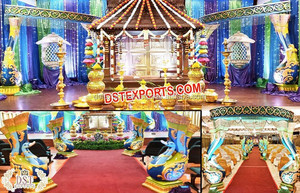 Al aire libre de la boda Punjabi "Mandap" Palki Sahib de la boda Punjabi ceremonia Mandap Cum Palki Sahib de la boda Punjabi de fibra de Palki Sahib - Product Image 6