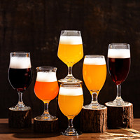 Verre à bière classique belge en gros, verre à bière tulipe à tige courte pour dégustation, tasse à bière artisanale pour hôtel, bar, fête, mariage