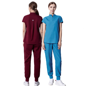 Nuevo estilo elegante uniforme médico Dental mujeres Scrub Set clínica Dental Scrubs trajes de enfermería uniforme médico - Product Image 4