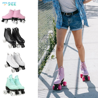 Patins à roulettes à 4 roues SeeMore personnalisables à faible MOQ pour adultes, idéaux pour la location en patinoire