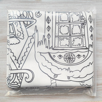 Housse de coussin à colorier soi-même avec marqueurs, motif Saint-Valentin, cadeau parent-enfant, OEM