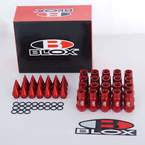 Blox Racing M12X1.5 <span class=keywords><strong>Aluminium</strong></span> 50MM Écrous de roue de réglage allongés pour jantes avec pointes en forme de lance M12X1.25 BLOX750DJT - Product Image 2