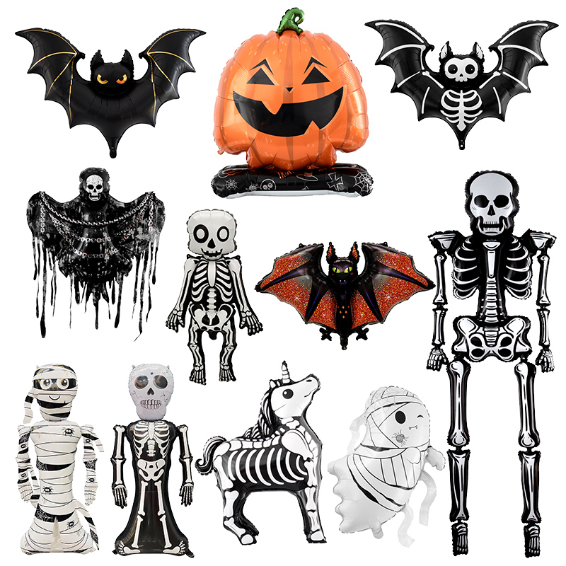 Set De 8 Adornos Colgantes De Halloween: Esqueleto, Bruja, Murciélago Y Más - CELEBRATE HALLOWEEN