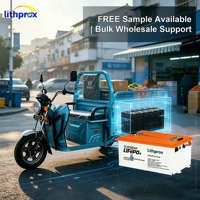 Batterie pour trottinette électrique 51.2V105AH 5.38KWh au lithium fer phosphate, charge équilibrée, performance constante pour 3 roues