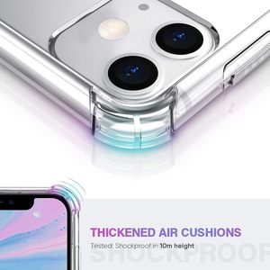 เคสใสกันกระแทก 4 มุม พร้อม Air Cushion รองรับการชาร์จไร้สาย สำหรับ iPhone 17 16 15 14 13 12 Pro Max Air - Product Image 2
