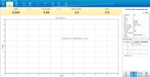 30Ton 300KN apparecchiature di prova della pressione di compressione da laboratorio per il controllo computerizzato dei materiali da costruzione