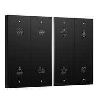 Interrupteurs muraux combinés à bouton-poussoir, norme AU/IT, interrupteur KNX intelligent, interrupteur mural intelligent pour éclairage, système KNX intelligent