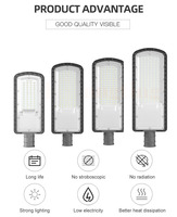 Réverbère à DEL pour éclairage public commercial extérieur CA électrique 50w 100w 150w 200w Fabricants de réverbères commerciaux