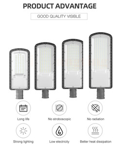 LED 가로등 옥외 상업용 공공 조명 AC 전원 50W 100W 150W <span class=keywords><strong>200W</strong></span> 상업용 가로등 제조사 - Product Image 6