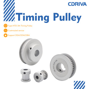 Polea de distribución HTD 3M de aluminio, acero y hierro fundido Cdriva, polea de transmisión con 12, 14, 15, 16, 18, 20, 21, 22 dientes - Product Image 2