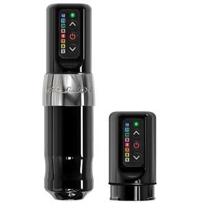 เครื่องสักไร้สาย <span class=keywords><strong>FK</strong></span> <span class=keywords><strong>Irons</strong></span> <span class=keywords><strong>Flux</strong></span> รุ่น Stealth Chromium Bubblegum พร้อมแบตเตอรี่สำรอง Powerbolt - Product Image 2