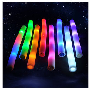 Richshining Nhà Máy Giá 48Cm <span class=keywords><strong>LED</strong></span> Bọt Dính Phát Sáng Trong Bóng Tối Đa-Màu Sắc Nhấp Nháy Bọt Penlight Buổi Hòa Nhạc Gậy Cho Đảng - Product Image 3