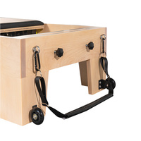 Appareil d'exercice Pilates Chief, lit de base en bois, reformer Pilates pour la musculation