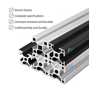 Profilés extrudés en <span class=keywords><strong>aluminium</strong></span> Garde-corps en <span class=keywords><strong>aluminium</strong></span> <span class=keywords><strong>anodisé</strong></span> Série <span class=keywords><strong>80</strong></span>*160mm Profilé <span class=keywords><strong>aluminium</strong></span> extrudé à rainure en T Intustry lourd - Product Image 5