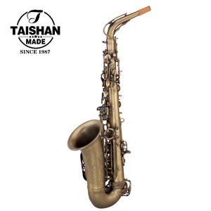 Saxophone alto en bronze antique mat, style vintage, tonalité Eb, pour les magasins d'instruments et les écoles. - Product Image 4