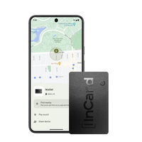 Carte de localisation intelligente Find My pour clés, compatible iOS, avec fonction de suivi mondial des composants électroniques en plastique
