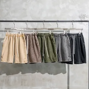 Pantalones cortos Capri bodydream para hombre de estilo americano dividido lavado para hombre