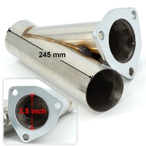 2.5 inch linh hoạt đôi điều khiển ống xả 304 thép không gỉ loại y với nút điều khiển từ xa PP-DKY25R - Product Image 2