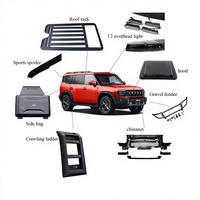Pour Jetour T2 ABS 1.5 Ton 2024 – Pièces de rechange pour le toit intérieur et la carrosserie de la voiture, pour le remplacement du modèle Traveller