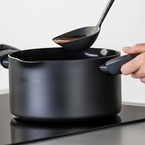Cazo de línea de declaración Ø 20 cm Cocina de inducción de acero inoxidable y aluminio Compatible para restaurantes Pack de 6 - Product Image 2